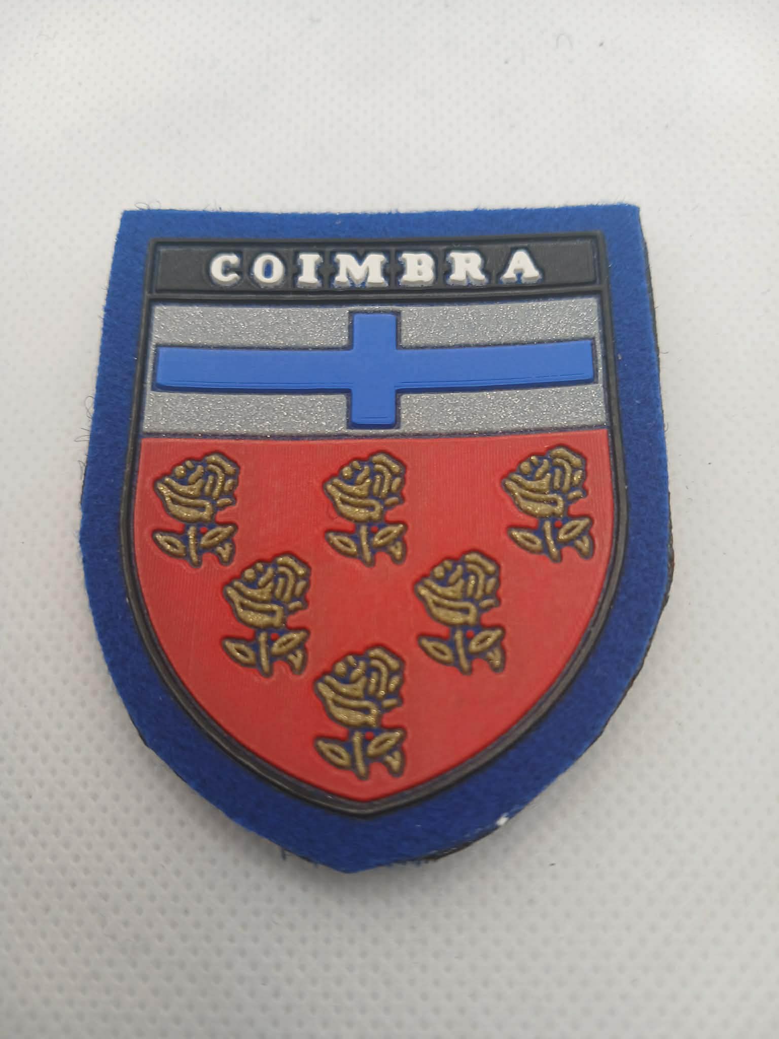Patch/emblema em PVC Pequeno Coimbra