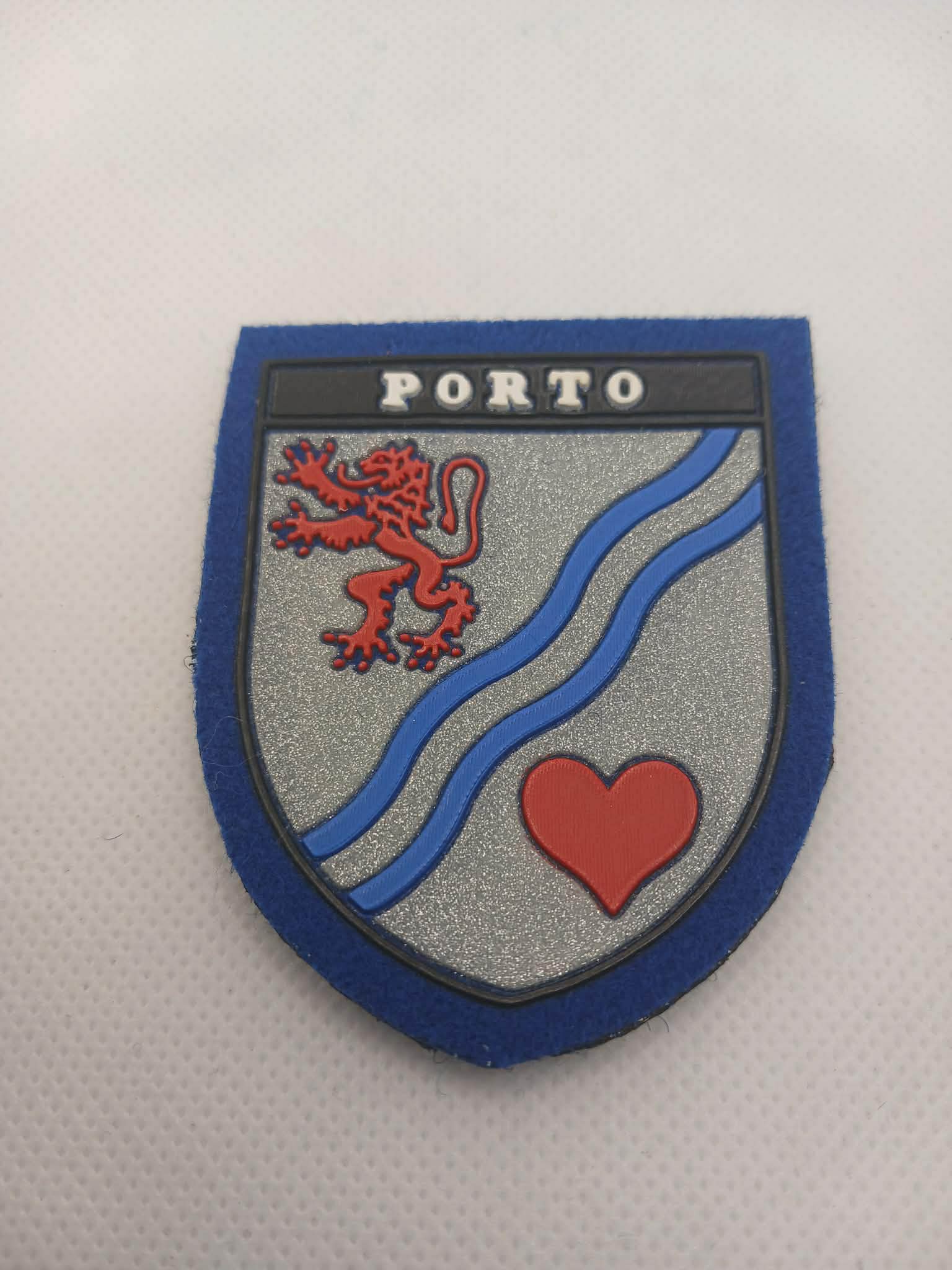 Patch/emblema em PVC Pequeno Porto