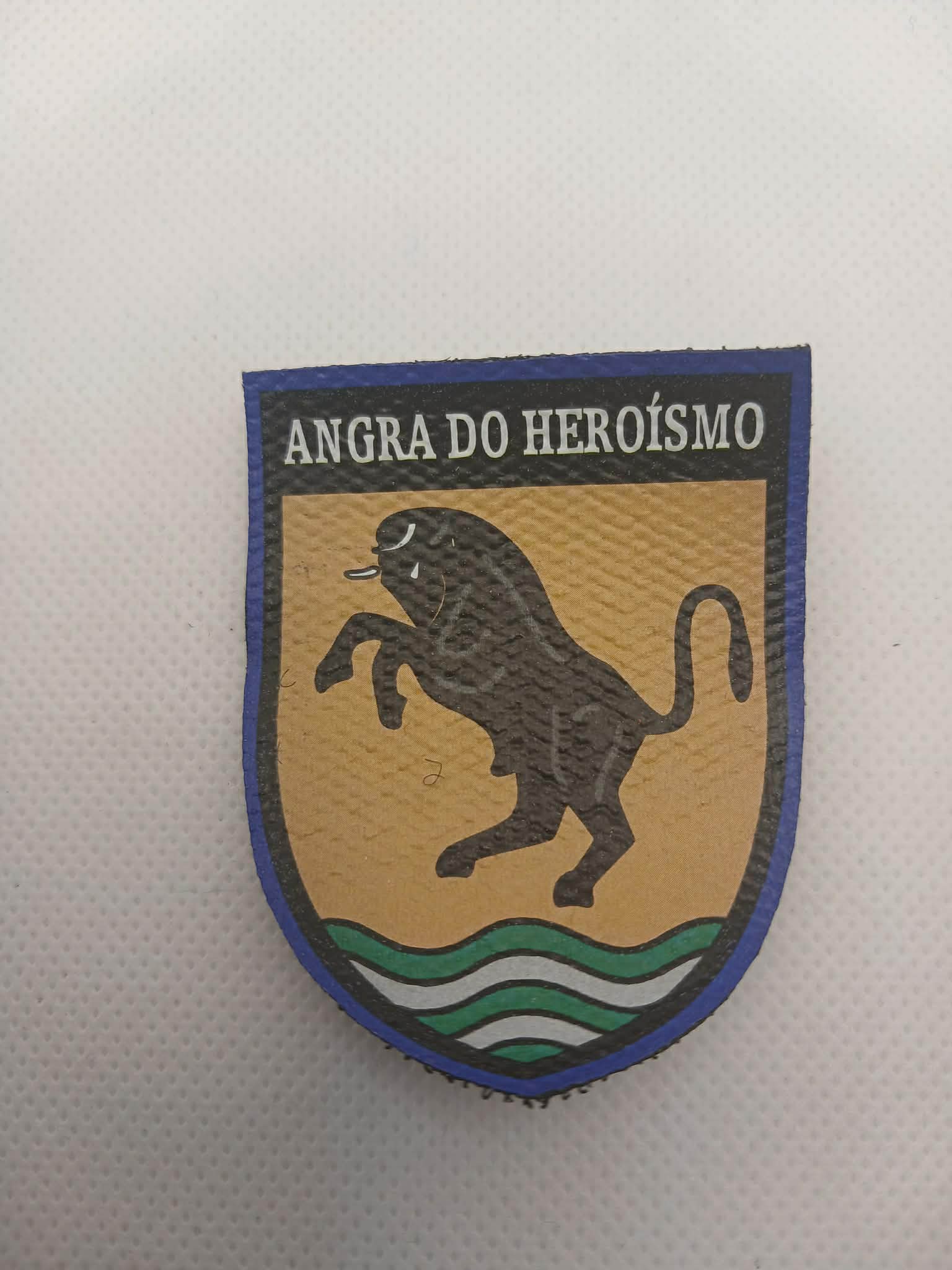 Patch/emblema em PVC Pequeno Angra do Heroismo
