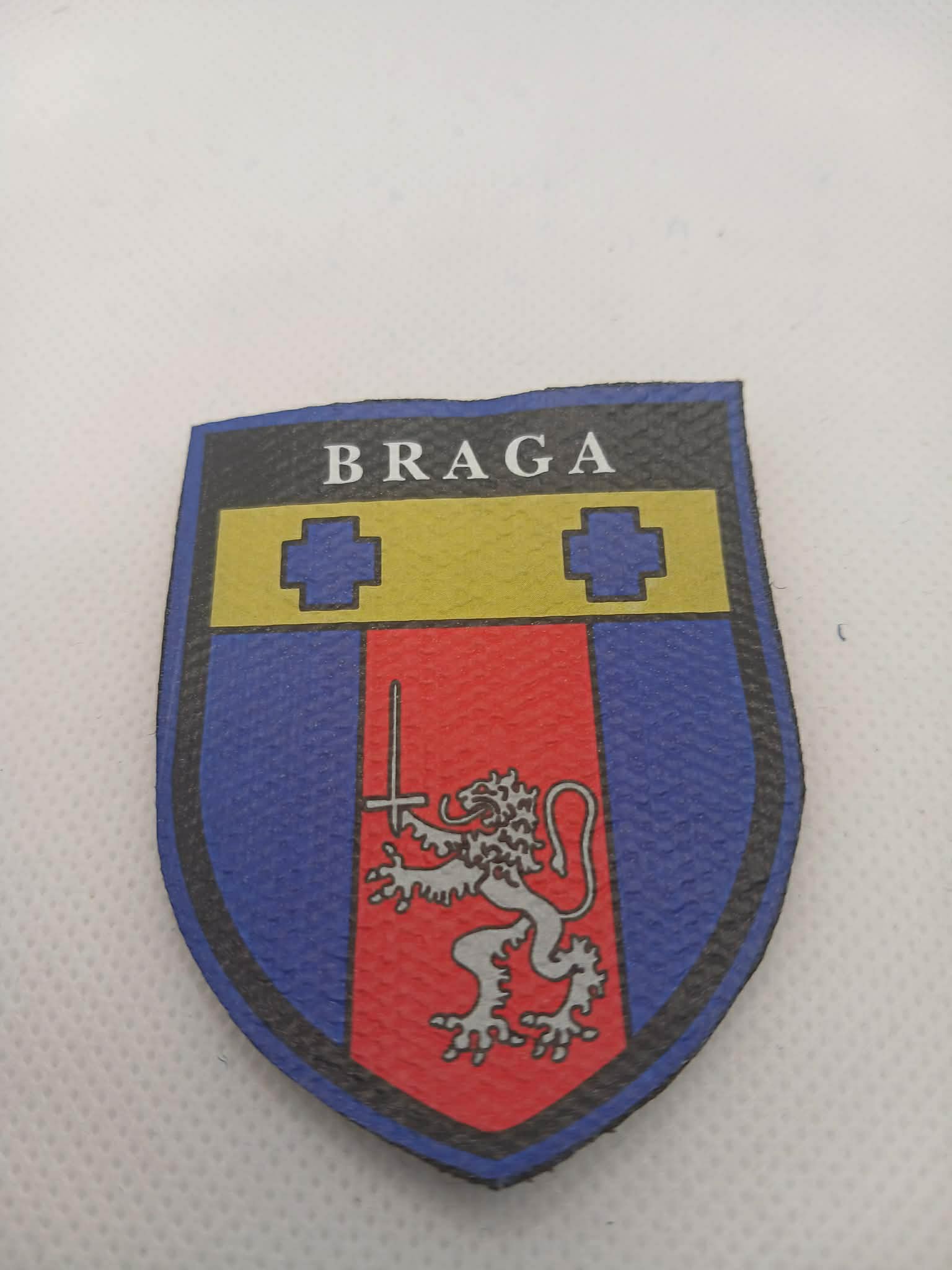 Patch/emblema em PVC Pequeno Braga